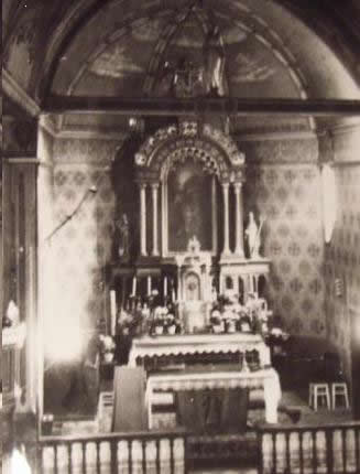 Wnętrze kościoła - kształt sklepienia